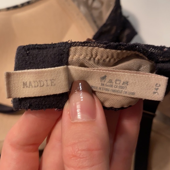 Aerie black lace push up bra - Picture 3 of 4